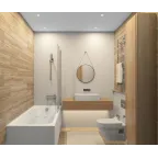 Светильник встраиваемый влагозащищенный IP65 10 Вт GU5.3 LED бел. пластик DENKIRS DK3103-WH