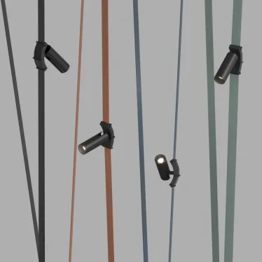 Светильник поворотный для трека-ремня Belty Spot со светодиодом D35хL126.5 мм 48В DC 7 Вт RA90 30град. 3000 К IP20 черн. алюм. DENKIRS DK5547-BK