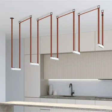 Светильник для трека-ремня Belty Grill со светодиодом L323хW40хH45 мм 48В DC 12 Вт RA90 24град. 4000 К IP20 бел. с черным алюм. DENKIRS DK5570-WB