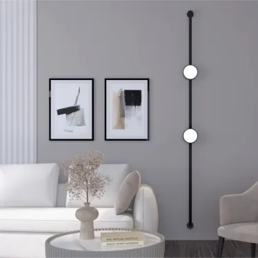 Светильник для трека-ремня Belty Flow со светодиодом D168хH29.5 мм 48В DC 10 Вт RA90 120град. 3000 К IP20 черн. алюм. DENKIRS DK5567-BK