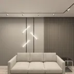 Светильник акцентный SMART SPOT 9 Вт DIM 3000 К-6000 К черн. с бел. алюм. DENKIRS DK8040-BW+BK