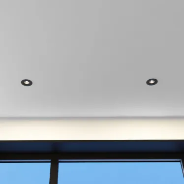 Светильник встраиваемый IP20 50 Вт GU10 черн. алюм. DENKIRS DK2037-BK