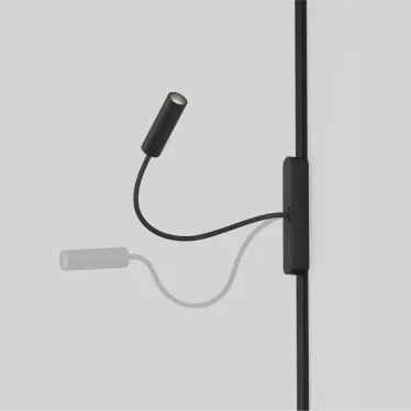 Светильник для трека Air Spot 4000 со светодиодом 26х495 мм 48В DC 2 Вт RA-90 24град. 4000 К IP20 черн. алюм. DENKIRS DK5343-BK