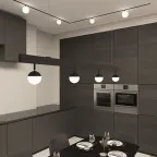 Светильник акцентный SMART MOON 12 Вт DIM 3000 К-6000 К черн. алюм. акрил DENKIRS DK8055-BK