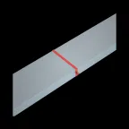 Держатель крышки лотка 80х500 мм HD85