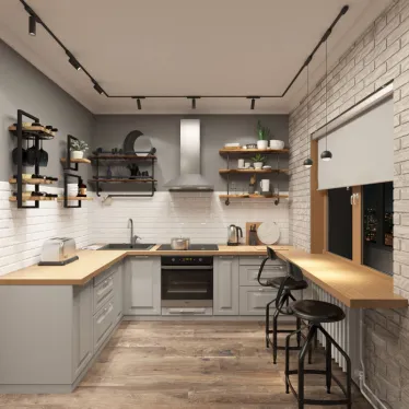 Светильник для трека Air Hang со светодиодом 80х76 мм 48В DC 5 Вт RA-95 120град. 3000 К IP20 черн. алюм. DENKIRS DK5316-BK