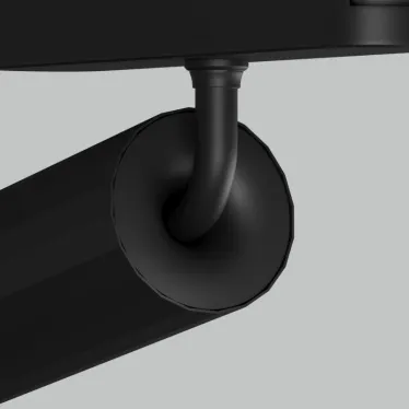 Светильник для трека Air Spot 4000 со светодиодом 40хH147 мм 48В DC 7 Вт RA-95 24град. 4000 К IP20 черн. алюм. DENKIRS DK5340-BK