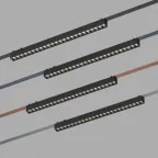 Светильник для трека-ремня Belty Grill со светодиодом L642хW40хH45 мм 48В DC 24 Вт RA90 24град. 4000 К IP20 черн. алюм. DENKIRS DK5572-BK