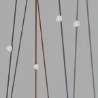 Светильник поворотный для трека-ремня Belty Spot со светодиодом D100хH107 мм 48В DC 12 Вт RA90 38град. 4000 К IP20 бел. с черн. алюм. DENKIRS DK5540-WH+BK