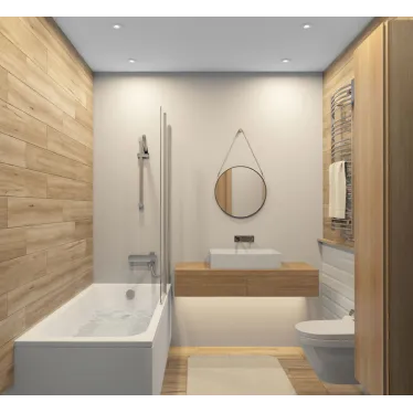 Светильник встраиваемый влагозащ. IP44 до 15 Вт GU10 LED бел. алюм. DENKIRS DK2036-WH