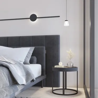 Светильник для трека Air Hang 4000 со светодиодом 90х86 мм 48В DC 4 Вт RA-95 120град. 4000 К IP20 черн. алюм. стекло акрил DENKIRS DK5347-BK