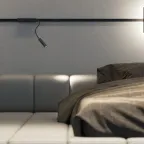 Светильник для трека Air Spot 4000 со светодиодом 26х495 мм 48В DC 2 Вт RA-90 24град. 4000 К IP20 черн. алюм. DENKIRS DK5343-BK