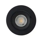 Светильник встраиваемый Lasbi IP20 50 Вт GU10 черн. алюм.