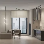 Светильник для трека Air Spot 4000 со светодиодом 40хH147 мм 48В DC 7 Вт RA-95 24град. 4000 К IP20 черн. алюм. DENKIRS DK5340-BK