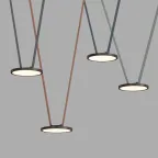 Светильник для трека-ремня Belty Flow со светодиодом D168хH29.5 мм 48В DC 10 Вт RA90 120град. 3000 К IP20 черн. алюм. DENKIRS DK5567-BK