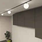 Светильник рассеивающий SMART MOON 5 Вт DIM 3000 К-6000 К 100 мм черн. акрил DENKIRS DK8050-BK