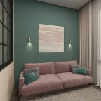 Светильник настенный IP20 до 15 Вт LED GU10 матов. зол. алюм. DENKIRS DK5021-SG