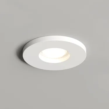 Светильник встраиваемый влагозащ. IP44 до 15 Вт GU10 LED бел. алюм. DENKIRS DK2036-WH