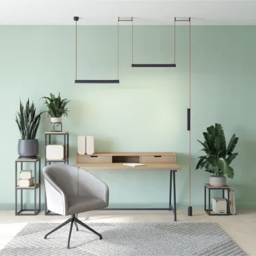 Светильник для трека-ремня Belty Linear со светодиодом L323хW40хH45 мм 48В DC 12 Вт RA90 120град. 4000 К IP20 черн. алюм. DENKIRS DK5574-BK