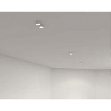 Светильник встраиваемый IP20 до 15 Вт LED GU5.3 бел. пластик DENKIRS DK3122-WH