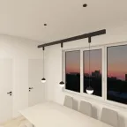 Светильник подвесной SMART MOON 12 Вт DIM 3000 К-6000 К черн. алюм. акрил DENKIRS DK8056-BK