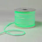 Гибкий неон 8х16мм односторонний 120 LED/м ЗЕЛЕНЫЙ 230В бухта 100м (с комплектом подключения)