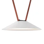 Светильник для трека-ремня Belty Flow со светодиодом D300хH71 мм 48В DC 12 Вт RA90 120град. 3000 К IP20 бел. с черн. алюм. DENKIRS DK5565-WH+BK