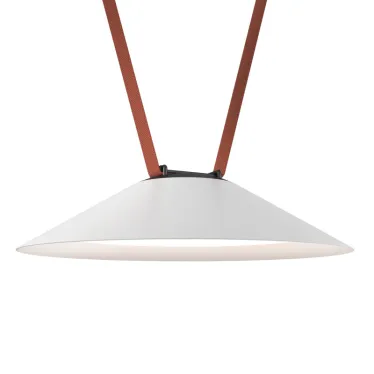 Светильник для трека-ремня Belty Flow со светодиодом D300хH71 мм 48В DC 12 Вт RA90 120град. 3000 К IP20 бел. с черн. алюм. DENKIRS DK5565-WH+BK