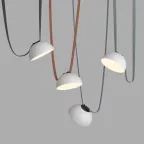 Светильник для трека-ремня Belty Flow со светодиодом D220хH117 мм 48В DC 24 Вт RA90 120град. 3000 К IP20 бел. с черн. алюм. DENKIRS DK5561-WH+BK