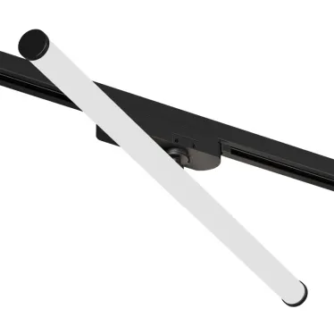 Светильник поворотный однофазный трековый STROM со светодиодом L600 мм 220В 15 Вт 150град. 4000 К IP20 черн. алюм./акрил DENKIRS DK6648-BK