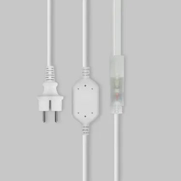 Гибкий неон 8х16мм односторонний 120 LED/м КРАСНЫЙ 230В бухта 100м (с комплектом подключения)