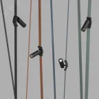 Светильник поворотный для трека-ремня Belty Spot со светодиодом D35хL126.5 мм 48В DC 7 Вт RA90 30град. 4000 К IP20 черн. алюм. DENKIRS DK5546-BK