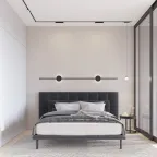 Светильник для трека Air Reflex со светодиодом 180хH23 мм 48В DC 5 Вт RA-90 120град. 3000 К IP20 черн. алюм. DENKIRS DK5320-BK