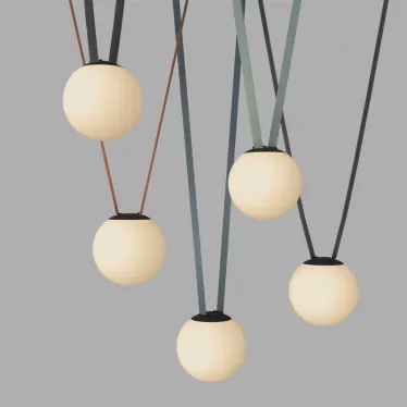 Светильник для трека-ремня Belty Orb со светодиодом D180хH181 мм 48В DC 10 Вт RA90 120град. 3000 К IP20 бел. акрил DENKIRS DK5553-BK