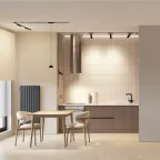 Светильник для трека Air Spot 4000 со светодиодом 40хH147 мм 48В DC 7 Вт RA-95 24град. 4000 К IP20 черн. алюм. DENKIRS DK5340-BK