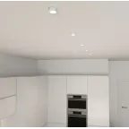 Светильник встраиваемый IP20 до 15 Вт LED GU5.3 бел. пластик DENKIRS DK3120-WH