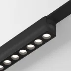 Светильник для трека Air Grill 4000 со светодиодом L230хW26хH36 мм 48В DC 12 Вт RA-90 36град. 4000 К IP20 черн. алюм. DENKIRS DK5335-BK