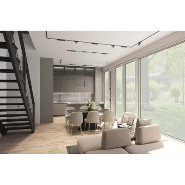 Светильник для трека Air Spot 4000 со светодиодом 40хH147 мм 48В DC 7 Вт RA-95 24град. 4000 К IP20 черн. алюм. DENKIRS DK5340-BK