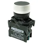 Выключатель кнопочный ВК22-EА42-65У1, красный, 1НЗ, цилиндр, d22мм, IP65 (ЭТ)