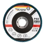 Круг лепестковый торцевой, циркониевый, P40, 125х22,2мм INOX