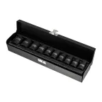                  Набор шестигранных ударных торцевых головок 1/2', 38 мм, 10-24 мм, 10 предметов
               