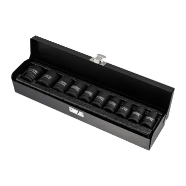 Набор шестигранных ударных торцевых головок 1/2', 38 мм, 10-24 мм, 10 предметов