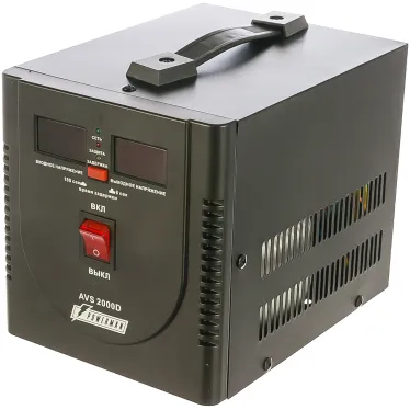 Стабилизатор напряжения POWERMAN AVS D на 2 000 для ПК, ТВ и другой техники, для котла