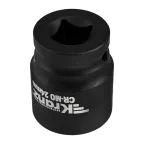 Набор шестигранных ударных торцевых головок 1/2', 38 мм, 10-24 мм, 10 предметов