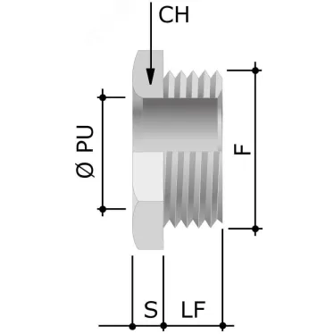 Втулка защитная М40х1.5
