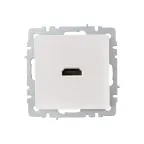 BRITE Розетка HDMI РHDMI-0-БрЖ жемчуг