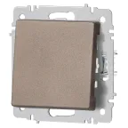 Переключатель Intro Accent 6-103-08 , 10А-250В, IP20, СУ, AL/CU, бронза