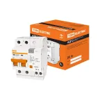 Выключатель автоматический дифференциального тока АД12 2п 25А C 300мА тип AC (4 мод) | SQ0204-0010 | TDM