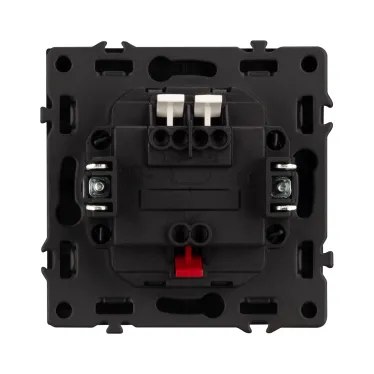 Механизм выключателя двухклавишный непроходной LED SWT-NOBE-MK02-SFPL-L-GR 230V, 10A, Серый, 1 пост