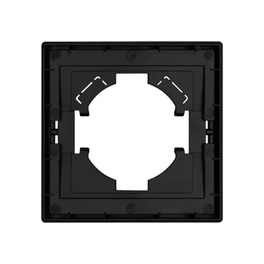 Рамка пластиковая FRM-TENDO-PL-1-GR, Серый, 1 пост